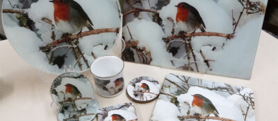 Robin in Snow gift range